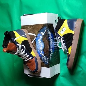 Men's Hand Crafted Leather and Suede Sneakers 👟